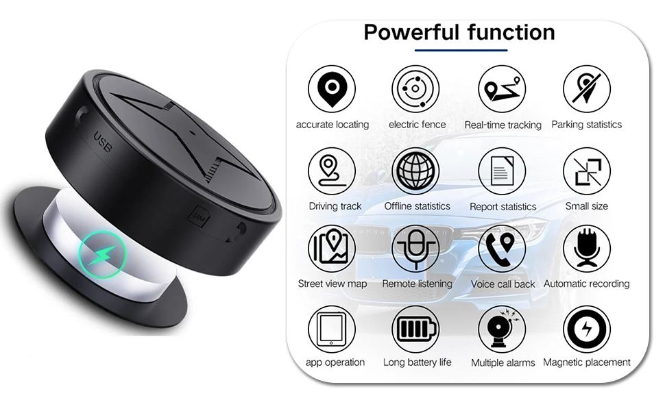 Gps Tracker Strong Magnetic Car Vehicle Tracking Anti-Loss