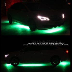 Car Underglow Flexible Strip Led Remote App Control Light