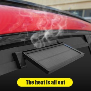 Car Exhaust Fan Solar Usb Dual Charging Air Ventilation Cooling Electrical Appliances