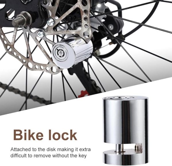 Security Anti Theft Motorcycle Bicycle Disk Brake Rotor Lock Alarm