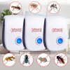 Ultrasonic Pest Repeller 3 Packs - Electronic Repellent for Pest Control