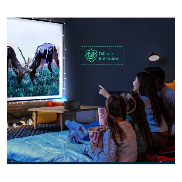 Yt200 Mini Projector Portable Lcd Video Movie Multimedia Player Led Beamer Projection Device Black