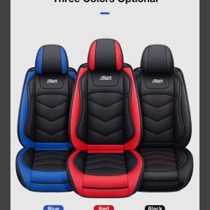 Car Universal Front Seat Mat Covers Pu Leather Breathable Cushion Pad