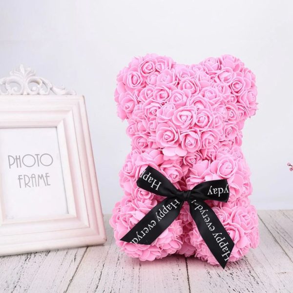 Eternal Love Rose Flower Valentine'S Teddy Bear Gift 10"