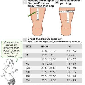 Myoflow Non-Slip Knee Compression Sleeve