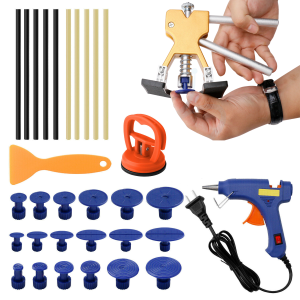 Premium Easy Fix Paintless Car Dent Removal Puller Repair Kit 32Pcs