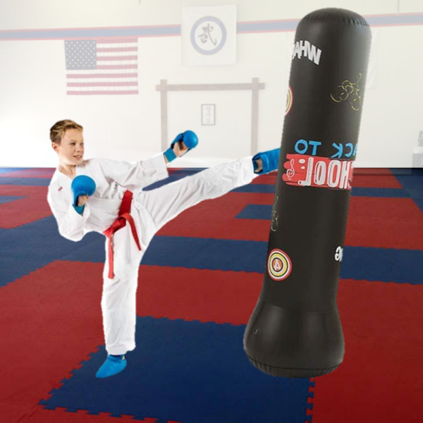 Premium Inflatable Standing Punching Bag 62 In