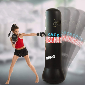 Premium Inflatable Standing Punching Bag 62 In