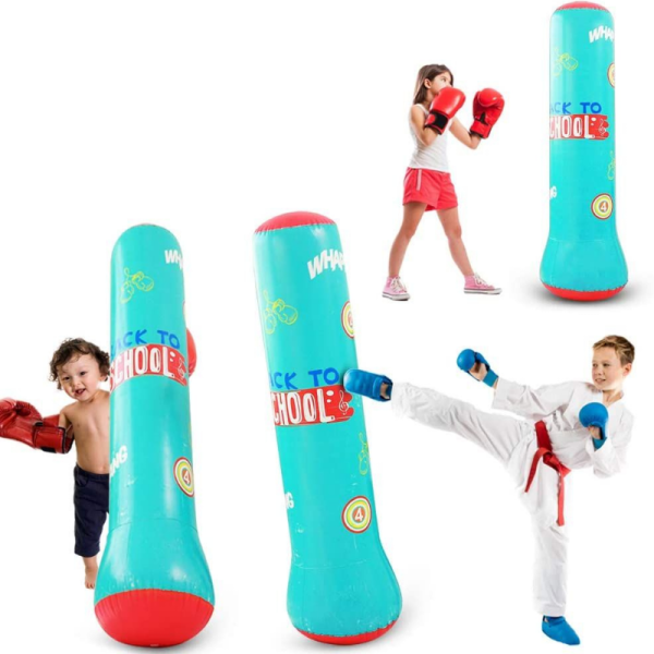 Premium Inflatable Standing Punching Bag 62 In