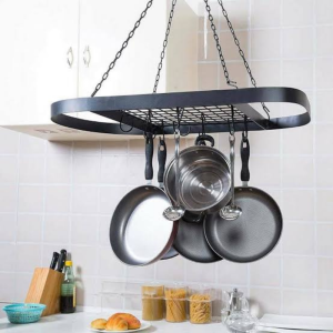 Ceiling Hanging Pots And Pans Organizer Rack 24