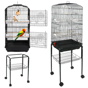 Portable Large Big Bird Cage With Wheels 59