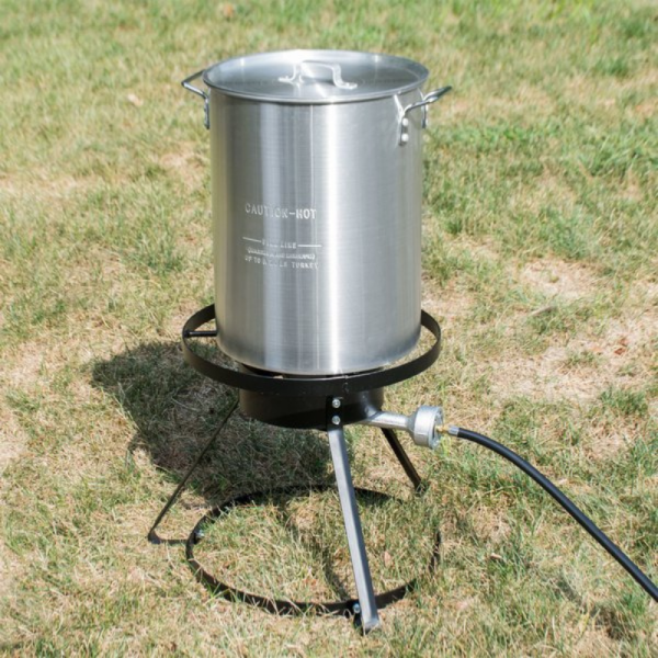 Premium Electric Stainless Steel Turkey Fryer Kit 30Qt