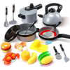 Kids Pots And Pan Cooking Toy Playset