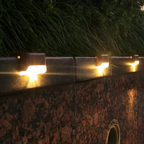 Outdoor Solar Powered Patio Led Deck Rail Lighting