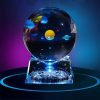 3D Crystal Ball Transparent Glowing Milky Way Ornament