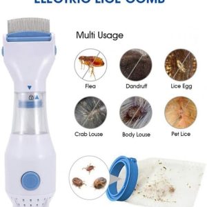 Electric Head Lice Vacuum Comb, Electric Comb Lice Removal, Head Lice Treatment, Electric Head Lice Comb, Hair Cleaner (Us,1Pcs)