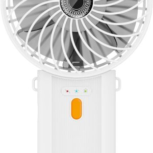 Handheld Fan, Mini Small Portable Turbo Fan, Usb Type-C Rechargeable With 4 High Speeds Personal Fans, Max 16 Hours Working Time, Small Hand Fan For Travel, Camping, Office, Home, Outdoor - Pink