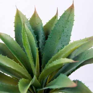 Veryhome Succulents Plants Artificial Aloe Plant, 12.5Inch Large Faux Succulents Unpotted, Premium Crafting Diy Greenery Decor For Indoor & Outdoor(Green)