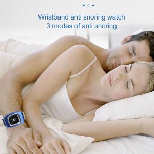 Anti Snoring Devices, Sleep Connection Anti Snore Wristband With 3 Modes, Effective Snoring Solution, Adjustable Smart Stopper For Blocked Nostrils Snore Reduction (Blue)