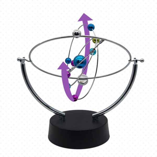 Kinetic Art Asteroid - Electronic Perpetual Motion Desk Toy Home Decoration