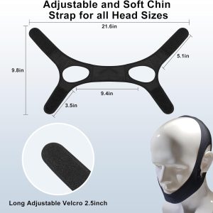 Anti Snoring Devices, Chin Strap, Double Adjustable Chin Straps For Men And Women, Stop Snoring Solution, Elastic Compression Anti Snoring Devices - 1 Pcs