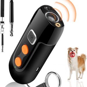 Hgflmr Ultrasonic Barking Control Devices, Bark Control Devices, Anti Bark Device, Stop Bad Dog Behavior Rechargeable Dog Training Device, 3 Different Frequency Dog Bark Training Devices.