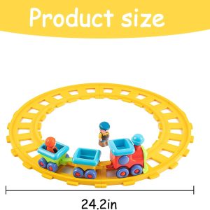 Baby Toys Train Set-Musical Electric Train Toys,Toddler Electric Train Set,Musical Train Toys With Tracks,Birthday Gifts For 12 18 Month 1 2 3 4 Year