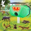 Animal Repellent Ultrasonic Outdoor, Solar Power Animal Repeller, Cat/Birds/Deer/Skunk/Rat/Squirrel Deterrent Outdoor/Waterproof With 4 Modes Motion Detection Repeller For Yard,Garden,Farm,Patio.