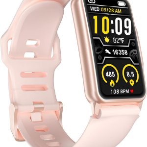 Smart Watch Fitness Tracker With 24/7 Heart Rate, Blood Oxygen Blood Pressure Monitor Sleep Tracker 120 Sports Modes Activity Trackers Step Calorie Counter Ip68 Waterproof For Andriod Iphone Women Men