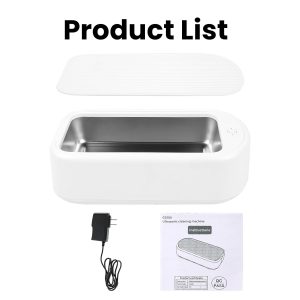 Ultrasonic Jewelry Cleaner, 22Oz Jewelry Cleaner Ultrasonic Machine With One-Touch Operation, Ultrasonic Cleaner For Eyeglasses, Rings, Necklaces, Dentures, And Makeup Brushes