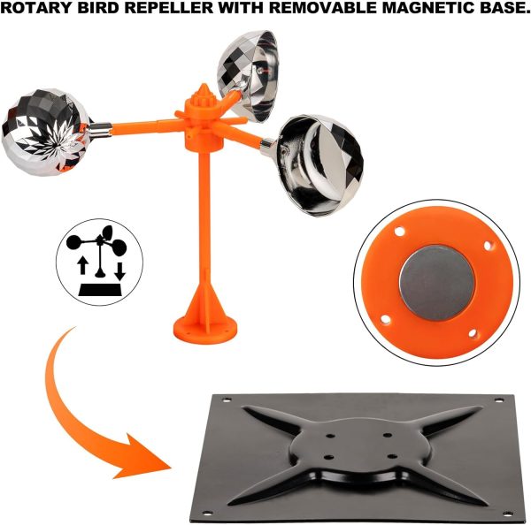 Birds Reflect Deterrent Visual Bird Scarer Deterrent Devices Outdoor Bird Control For Seagull Pigeon Harmless Device To Keep Birds Away From Your Farm Boat