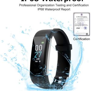 Fitness Tracker With Blood Pressure Heart Rate Blood Oxygen Monitor, Activity Tracker Smart Watch Sleep Monitor, Health Tracker Step Counter Pedometer For Kids Man Women