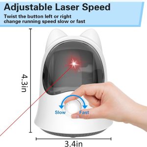 Cat Laser Toys For Indoor Cats, Random Trajectory Laser Cat Toy, Interactive Cat Toys For Bored Indoor Adult Cats/Kittens/Dogs