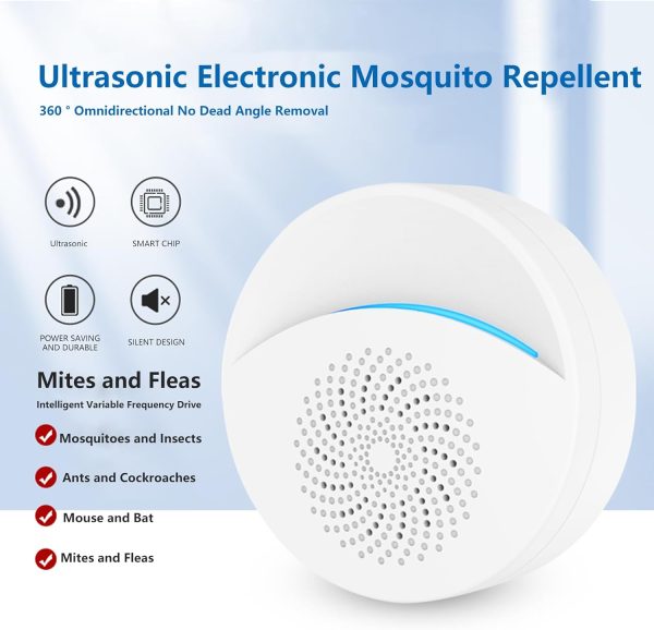 2024 Ultrasonic Pest Repeller, Indoor Pest Repellent 6 Packs, Electronic Plug In Pest Control For Roach, Ant, Rodent, Mouse, Bugs, Mosquito, Spider Repellent For House, Garage, Warehouse