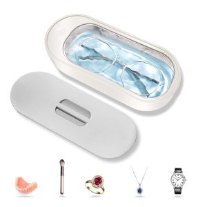 Ultrasonic Jewelry Cleaner - Jewelry Cleaner Ultrasonic Machine, Ultrasonic Eyeglass Cleaner 43Khz, 440Ml Ultrasonic Glasses Cleaner,Eyeglass Cleaner Machine For Dentures, Shaver Heads