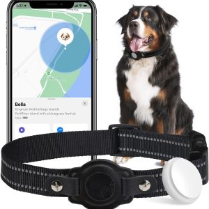 Gps Tracker For Dogs, Waterproof Location Pet Tracking Smart Collar (Ios ), No Monthly Fee, Reflective Real-Time Gps Tracker Dog Collar For Small Medium Large Dogs (2 Pack)