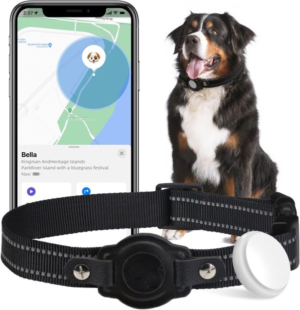 Gps Tracker For Dogs, Waterproof Location Pet Tracking Smart Collar (Ios ), No Monthly Fee, Reflective Real-Time Gps Tracker Dog Collar For Small Medium Large Dogs (2 Pack)