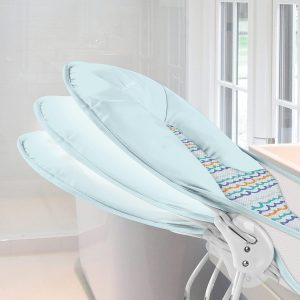 Summer Infant Deluxe Baby Bath Seat, Adjustable Support For Sink Or Bathtub, Includes 3 Reclining Positions - Ride The Waves