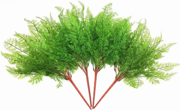 Artificial Weeping Willow, Plastic Plants Greenery Leaves Hanging Vine Faux Ivy Garland Uv Resistant For Home Indoor Outdoor Garden Door Wall Baskets Wedding Party Table Decor Decoration - 8 Pcs