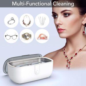 Umimile Ultrasonic Jewelry Cleaner, Portable Ultrasonic Cleaner For Cleaning Jewelry, Eyeglass, Ring, Watches, 45Khz With Timer