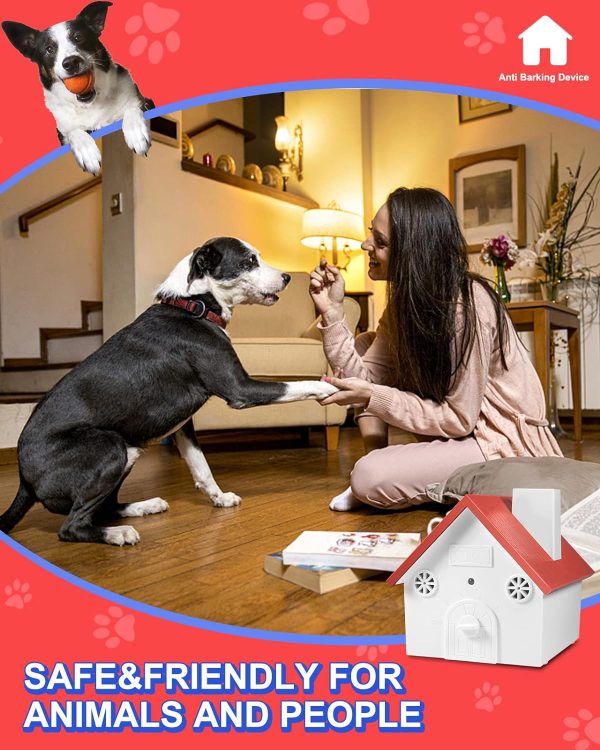 Anti Barking Devices, Dog Barking Control Devices With 3 Modes, 50 Ft Dog Barking Deterrent Device Bark Box, Dog Barking Silencer Safe For Dogs, Dog Bark Training Device For Indoor & Outdoor