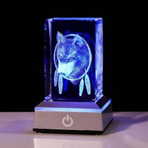 3D Solar System Crystal Ball With Led Colorful Lighting Touch Base, Solar System Model Decor Science Astronomy Gifts God Bless The World Easter Religious Space Gifts Decor