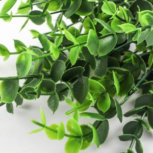 Cewor 8Pcs Artificial Greenery Plants Outdoor Uv Resistant Plastic Boxwood Shrubs Grass Stems For Home Wedding Courtyard Indoor And Outside Garden Porch Patio Window Box Farmhouse Decoration