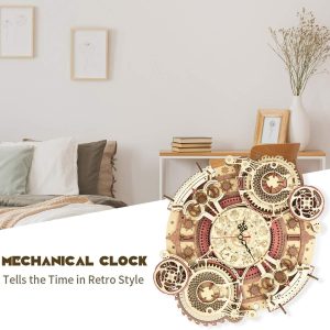 Rokr 3D Wooden Puzzle Clock Model 12