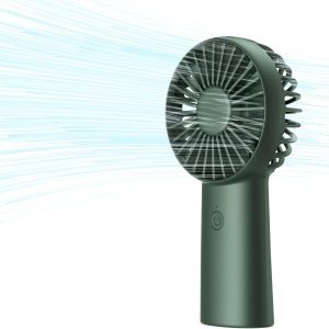 Jisulife Handheld Fan, 4000Mah Small Portable Fan, Personal Usb Rechargeable Pocket Fan [4-16H Working Time] Battery Operated Hand Fan With 3 Speeds For Outdoor/Travel, Summer Gift For Women Men-Green
