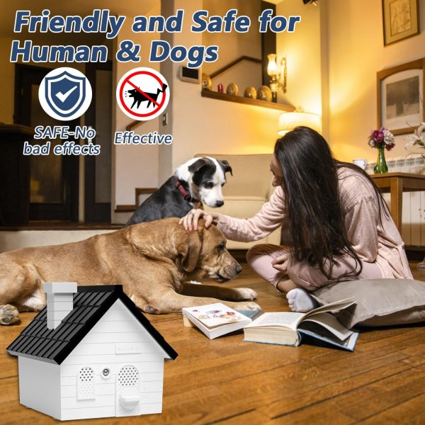 Anti Barking Device, Dog Bark Deterrent Devices, Anti Barking Device Indoor Outdoor, Ultrasonic Dog Barking Control Devices With 4 Modes Up To 50 Ft, Anti Bark Device For Dogs, Dog Barking Silencer