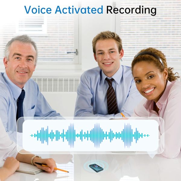 128Gb Digital Voice Recorder,Voice Controlled Recorder, 400 Hours Long Recording Time,1750 Hours Of Recording Capacity,Voice Recorder For Lecture Interview Meeting Classroom