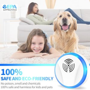 6 Packs Ultrasonic Pest Repeller, Lickoon Electronic Pest Repellent Plug In Indoor Pest Control For Insect, Roaches, Mice, Spider, Ant, Bug, Mosquito Repellent For House Garage Warehouse Office Hotel