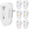 Ultrasonic Pest Repeller 6 Packs, Mouse Repellent Indoor Ultrasonic Plug In, Insect Rodent Repellent For House, Pest For Bugs Roaches Insects Mice Spiders Mosquitoes Flies Cockroach