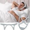 Anti Snoring Chin Strap,Chin Strap For Cpap Users Adjustable And Breathable Chin Strap Provide The Effective Snoring Solution To Stop Snoring Sleep Aid Snore Reducing Aid For Woman And Men.